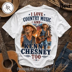 Kenny Chesney Country Music Fan Vintage Tropical Sunset Graphic T-Shirt