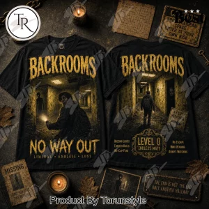 Backrooms Level 0 Creepypasta Horror Vintage Graphic T-Shirt
