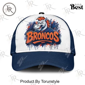 Denver Broncos NFL Personalized Name Graffiti Art Baseball Cap