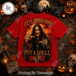 Ozzy Osbourne Spooky Season Witch Hat Gothic Rock Halloween Graphic T-Shirt
