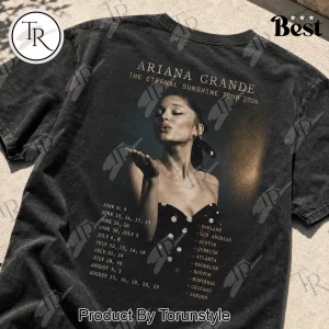 Ariana Grande Eternal Sunshine Tour 2026 Vintage Acid Wash Concert T-Shirt
