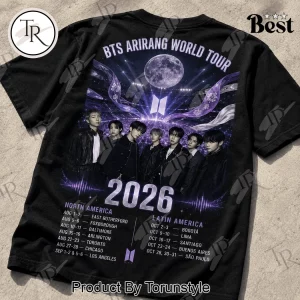 BTS Arirang World Tour 2026 Commemorative Concert Graphic T-Shirt