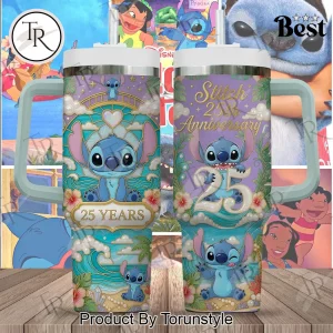 Stitch 25th Anniversary Special Edition Vibrant 40oz Tumbler