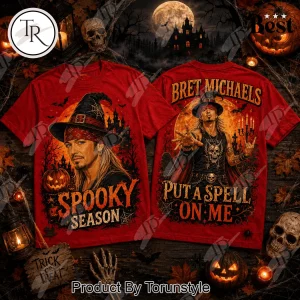 Bret Michaels Halloween Spooky Season Put A Spell On Me Graphic T-Shirt
