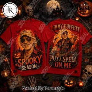 Jimmy Buffett Spooky Season Margaritaville Halloween Concert Graphic T-Shirt Jimmy Buffett Spooky Season Margaritaville Halloween Concert Graphic T-Shirt