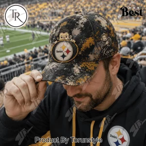 Pittsburgh Steelers Curious George Personalized Custom Name Camo Baseball Cap Pittsburgh Steelers Curious George Personalized Custom Name Camo Baseball Cap