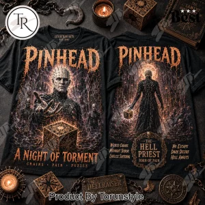 Hellraiser Pinhead Hell Priest Gothic Horror Vintage Style T-Shirt