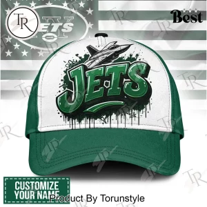 New York Jets Custom Graffiti Personalized Name Premium NFL Baseball Cap New York Jets Custom Graffiti Personalized Name Premium NFL Baseball Cap