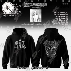 Ken Carson Xperimenting Tour Opium Aesthetic Gothic Skull Streetwear Hoodie