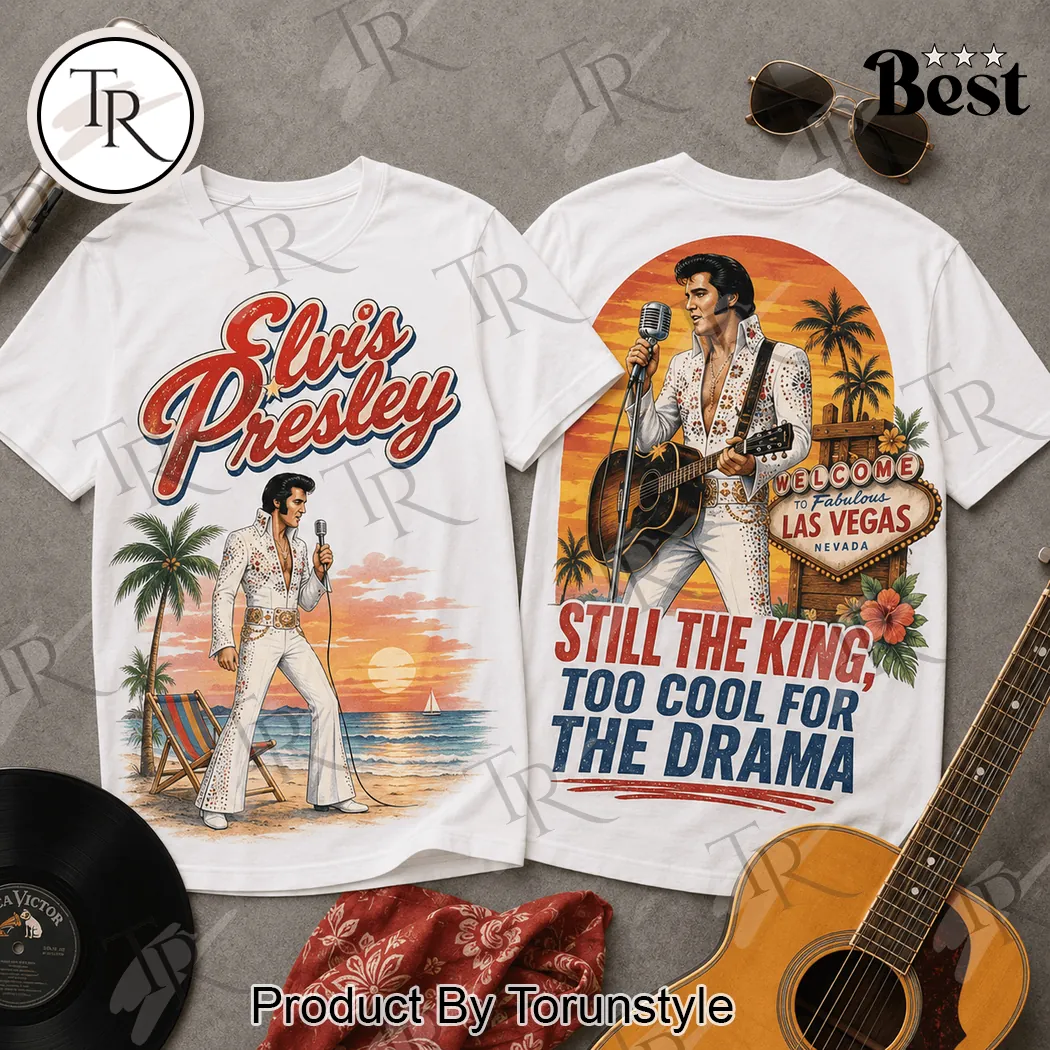Elvis Presley Las Vegas Still The King Vintage Graphic T-Shirt Elvis Presley Las Vegas Still The King Vintage Graphic T-Shirt