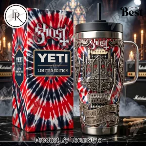 Ghost Band Gothic Rock 3D Embossed Custom Insulated Stainless Steel 40oz Tumbler