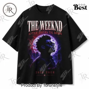 The Weeknd After Hours Till Dawn Tour 2026 Vintage Graphic T-Shirt