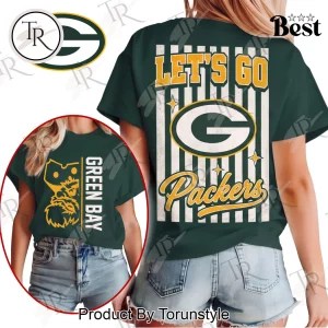 Green Bay Packers Retro Victory Stripe Game Day Graphic T-Shirt