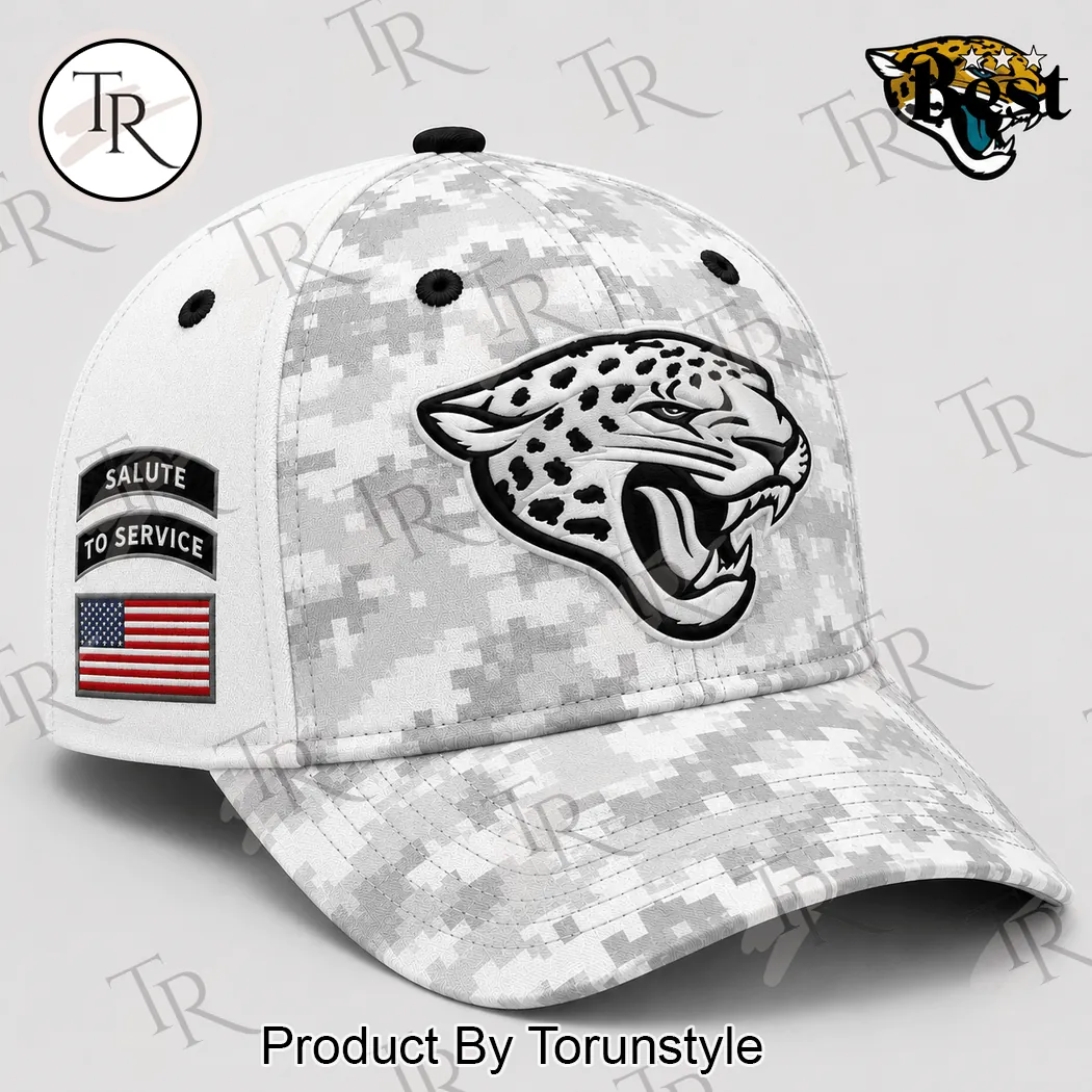 Jacksonville Jaguars Salute to Service Military Appreciation White Digital Camo Baseball Cap Jacksonville Jaguars Salute to Service Military Appreciation White Digital Camo Baseball Cap