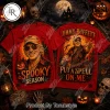Barry Manilow Spooky Season Put A Spell On Me Halloween Red Graphic T-Shirt Barry Manilow Spooky Season Put A Spell On Me Halloween Red Graphic T-Shirt