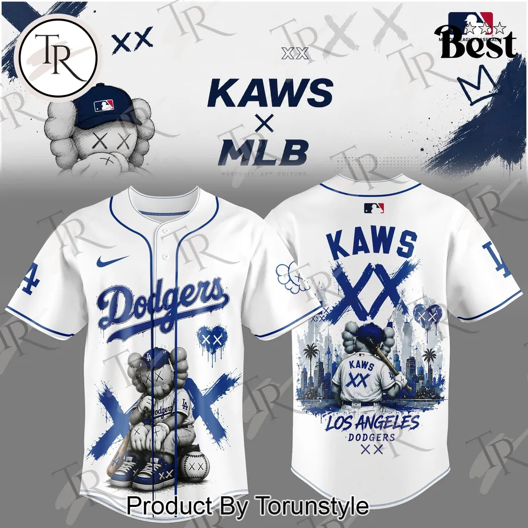 KAWS x MLB Los Angeles Dodgers 2026 Limited Edition Graphic Baseball Jersey KAWS x MLB Los Angeles Dodgers 2026 Limited Edition Graphic Baseball Jersey