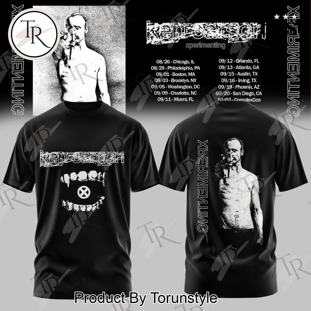 Ken Carson Xperimenting Tour 2026 Vintage Graphic Black Streetwear Hoodie Ken Carson Xperimenting Tour 2026 Vintage Graphic Black Streetwear Hoodie