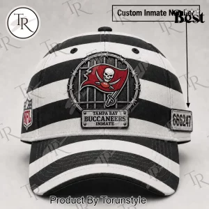 Tampa Bay Buccaneers NFL Inmate Custom Number Premium Striped Cap