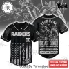 Philadelphia Eagles Breast Cancer Awareness Personalized Hope Over Fear Baseball Jersey