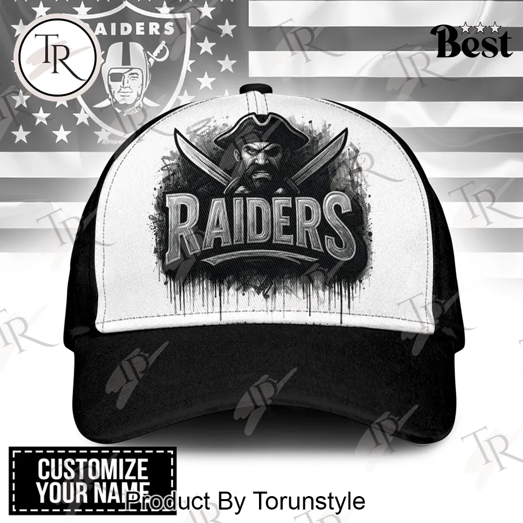 Las Vegas Raiders Custom Name Graffiti Grunge Style Baseball Cap Las Vegas Raiders Custom Name Graffiti Grunge Style Baseball Cap