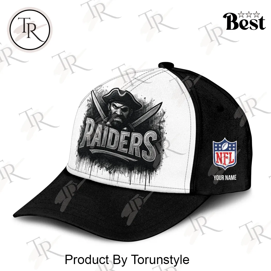 Las Vegas Raiders Custom Name Graffiti Grunge Style Baseball Cap Las Vegas Raiders Custom Name Graffiti Grunge Style Baseball Cap