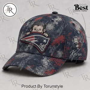 New England Patriots Curious George Personalized Camo Game Day Classic Cap