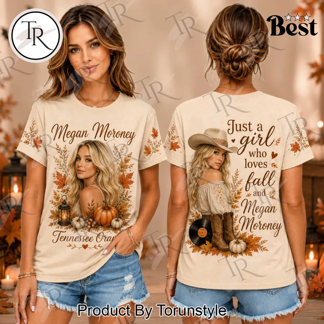 Megan Moroney Tennessee Orange Country Music Autumn Pumpkin Fall Concert T-Shirt Megan Moroney Tennessee Orange Country Music Autumn Pumpkin Fall Concert T-Shirt