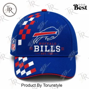 Buffalo Bills NFL Est 1960 Premium Royal Blue Checkerboard Baseball Cap