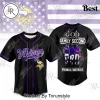 Denver Broncos God First Family Second Faith and Brotherhood Premium Black Baseball Jersey