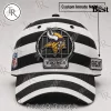 Denver Broncos NFL Custom Number Inmate Striped Baseball Cap Denver Broncos NFL Custom Number Inmate Striped Baseball Cap