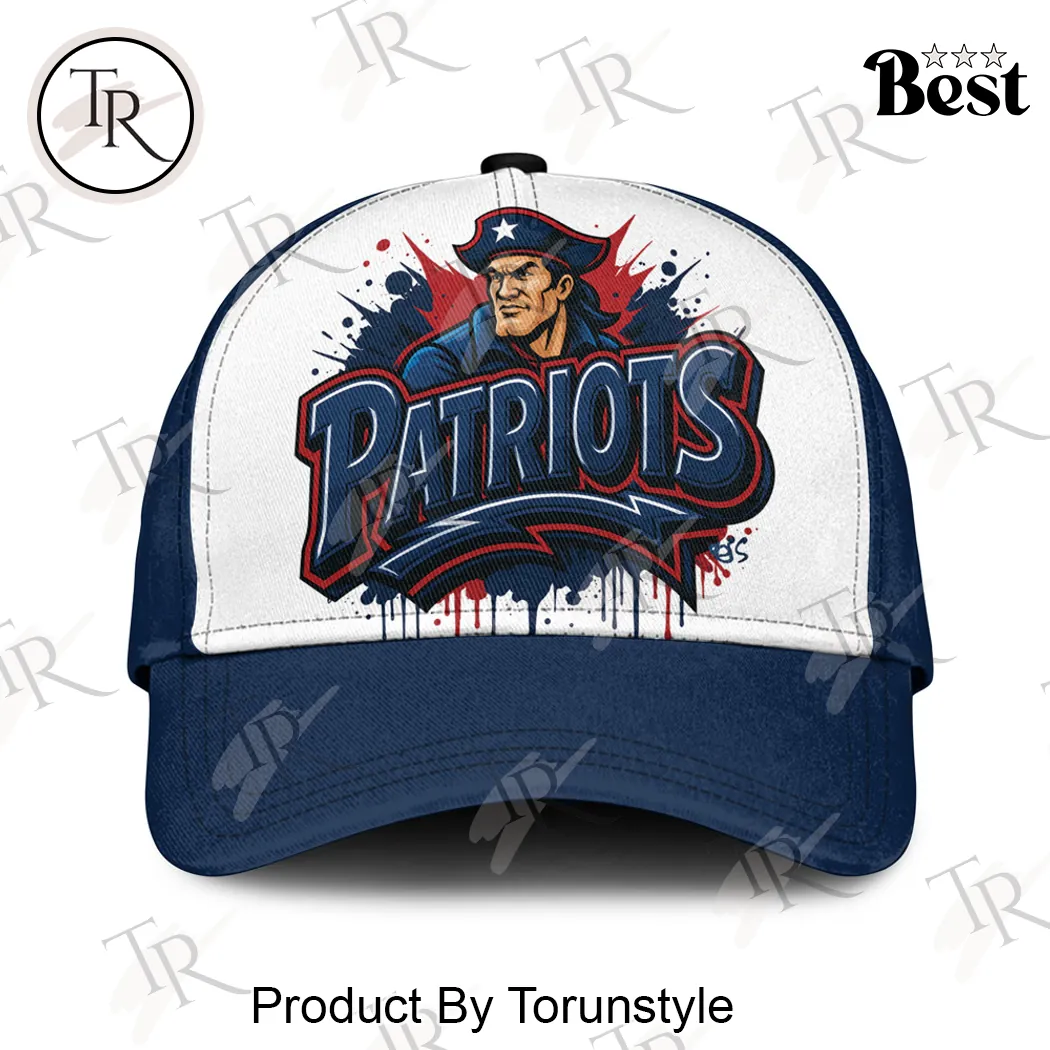 New England Patriots Personalized Graffiti Paint Splatter NFL Fan Baseball Cap New England Patriots Personalized Graffiti Paint Splatter NFL Fan Baseball Cap