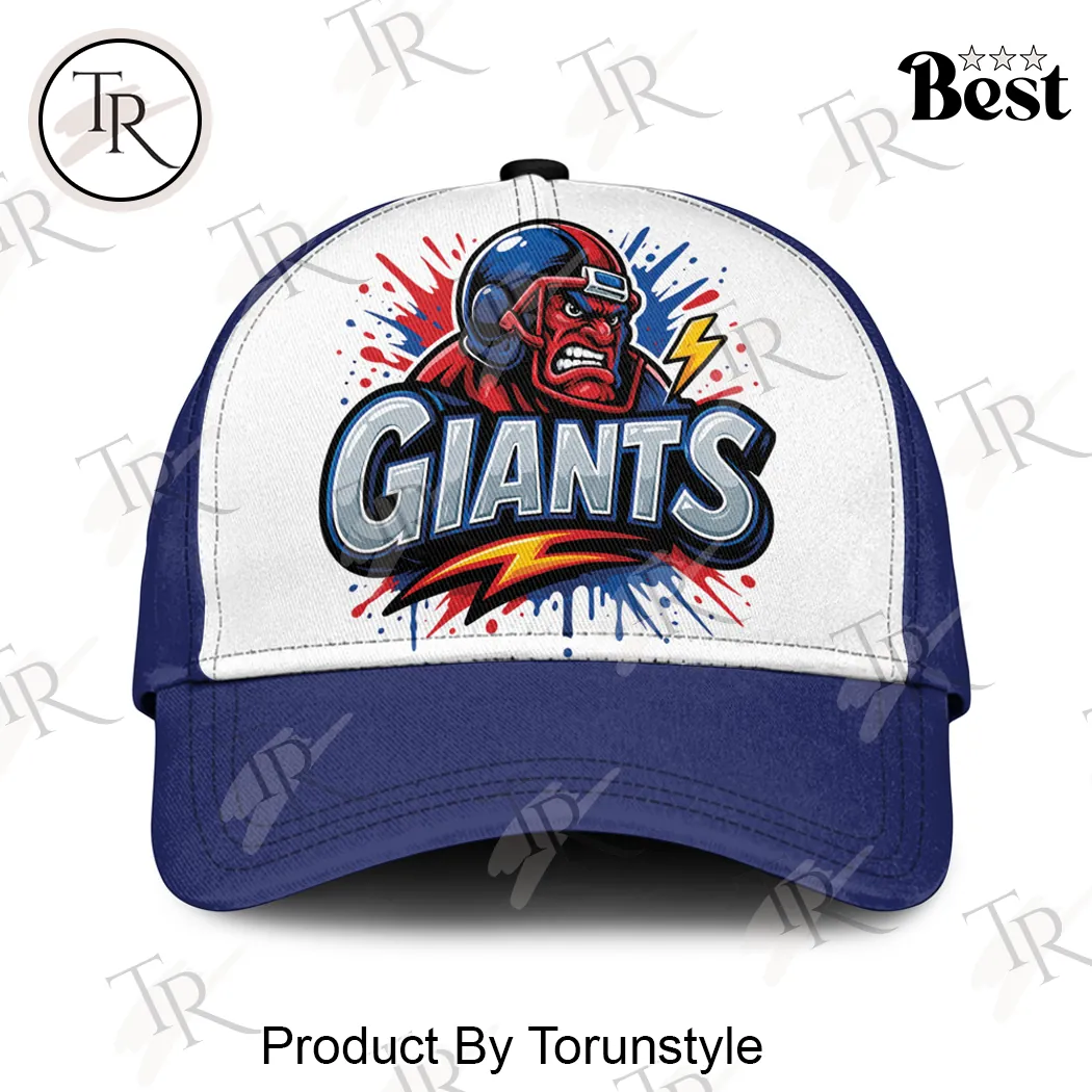 New York Giants Custom Name Graffiti Art Premium Football Baseball Cap New York Giants Custom Name Graffiti Art Premium Football Baseball Cap