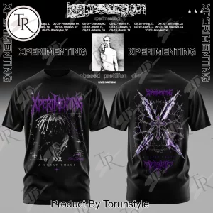 Ken Carson A Great Chaos Xperimenting Tour Gothic Purple Graphic Pullover Hoodie