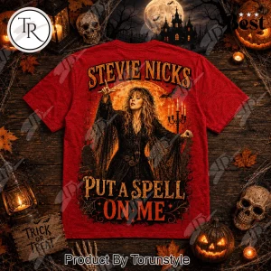 Stevie Nicks Spooky Season Witch Hat Halloween Gothic Rock Fan Graphic T-Shirt