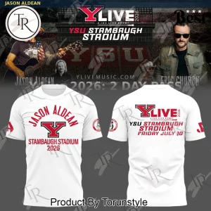 Jason Aldean Y Live Stambaugh Stadium 2026 Commemorative Hoodie