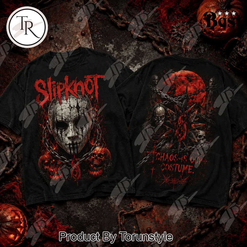 Slipknot Chaos Is Our Costume Halloween Heavy Metal Graphic T-Shirt Slipknot Chaos Is Our Costume Halloween Heavy Metal Graphic T-Shirt