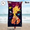 Sonic the Hedgehog 35th Anniversary Commemorative Multi-Character Large Beach Towel Sonic the Hedgehog 35th Anniversary Commemorative Multi-Character Large Beach Towel