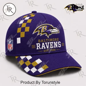 Baltimore Ravens NFL Sideline Est 1996 Premium Purple Baseball Cap Baltimore Ravens NFL Sideline Est 1996 Premium Purple Baseball Cap