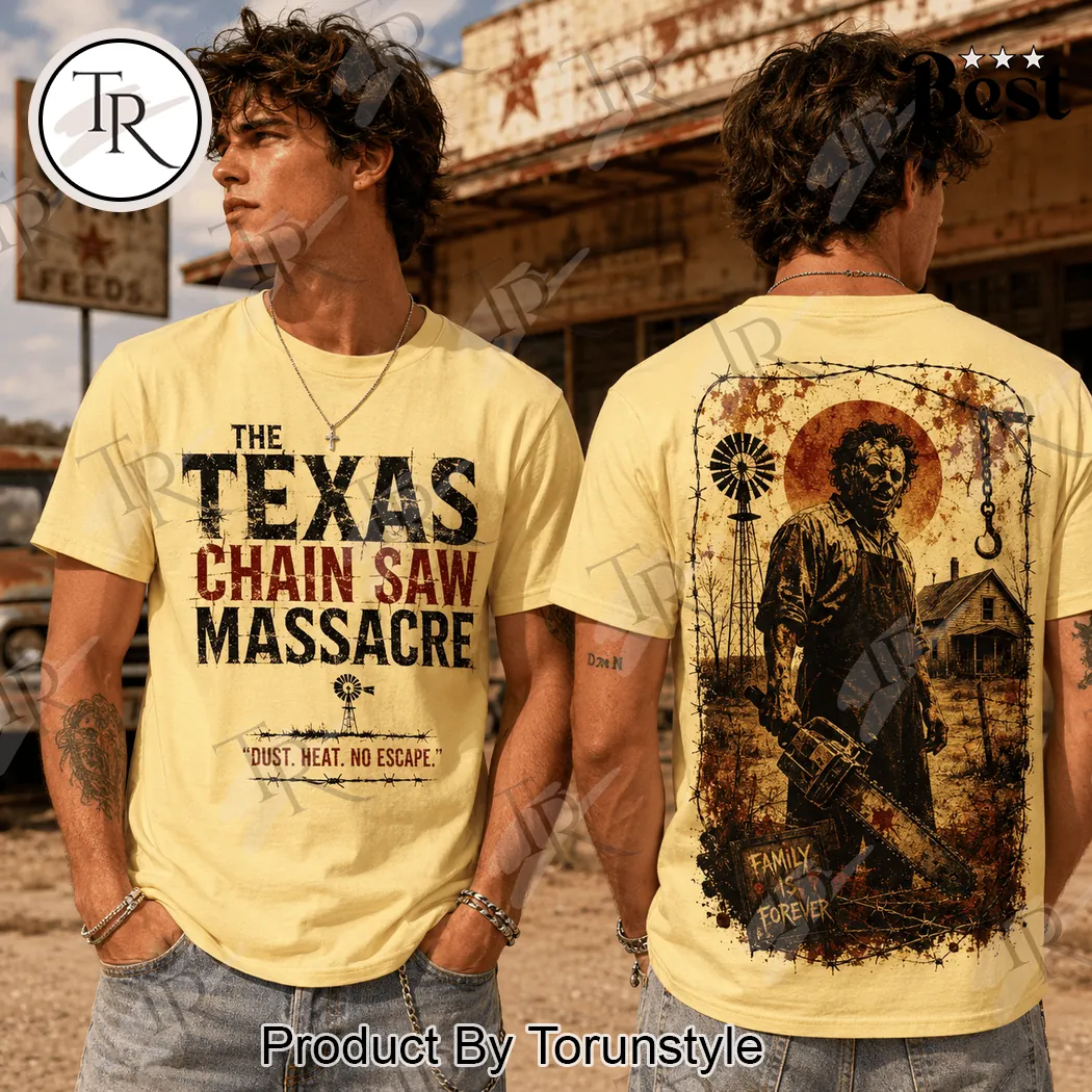 The Texas Chain Saw Massacre Leatherface Vintage Horror Movie T-Shirt The Texas Chain Saw Massacre Leatherface Vintage Horror Movie T-Shirt