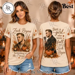 Zach Bryan Something in the Orange Vintage Autumn Pumpkin Country Music T-Shirt