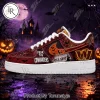 Minnesota Vikings Custom Name Fear The Team Halloween Purple Gold Air Force 1 Sneakers