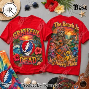 Grateful Dead “The Beach Is My Happy Place” Summer Graphic T-Shirt
