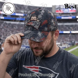 New England Patriots Curious George Personalized Camo Game Day Classic Cap New England Patriots Curious George Personalized Camo Game Day Classic Cap