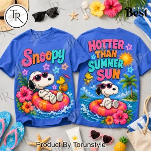 Retro Peanuts Snoopy Tropical Hibiscus Blue Premium T-Shirt Retro Peanuts Snoopy Tropical Hibiscus Blue Premium T-Shirt