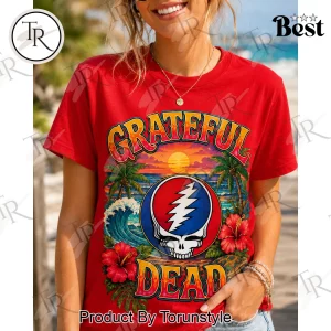 Grateful Dead “The Beach Is My Happy Place” Summer Graphic T-Shirt