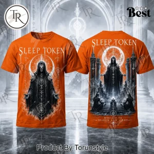 Sleep Token Worship in Shadow and Light Gothic Moon Alternative Metal Band Graphic T-Shirt