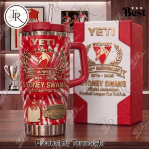 Sydney Swans AFL 152nd Anniversary Commemorative Red Tie Dye Stainless Steel Insulated 40oz Tumbler Sydney Swans AFL 152nd Anniversary Commemorative Red Tie Dye Stainless Steel Insulated 40oz Tumbler