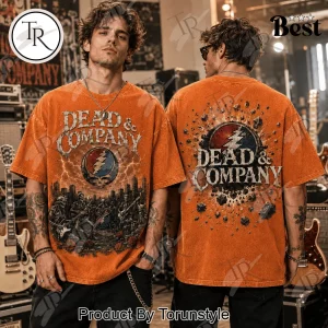 Dead and Company Grateful Dead Vintage Acid Wash Double Sided Graphic T-Shirt