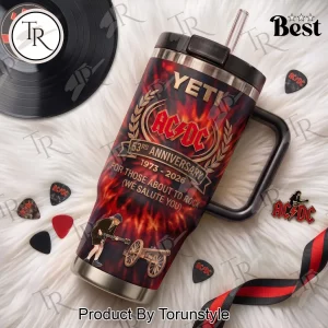 AC/DC 53rd Anniversary For Those About To Rock Commemorative Insulated 40oz Tumbler