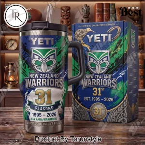 New Zealand Warriors NRL 31st Anniversary Official Collector’s Edition 40oz Tumbler